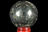Polished Pyrite Sphere - Peru #97979-1